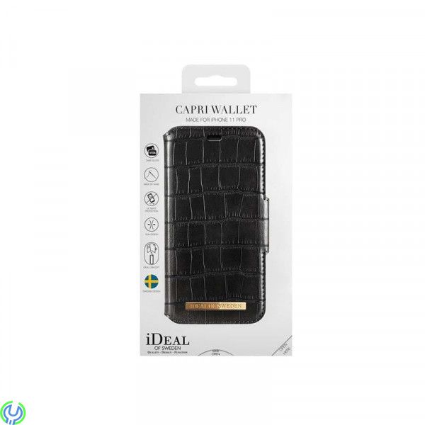 IDeal Capri Wallet iPhone 11 Pro Max - Svart, IDeal Capri Wallet Fodral för iPhone 11 Pro Max - Svart, iPhone 11 modeller, , iDe