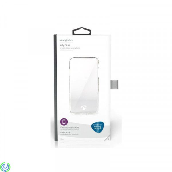 Gel Skal för Galaxy S9, Transparent, SKAL MED GEL FÖR SAMSUNG GALAXY S9, TRANSPARENT, Mobilskal/ Laddare, , Nedis