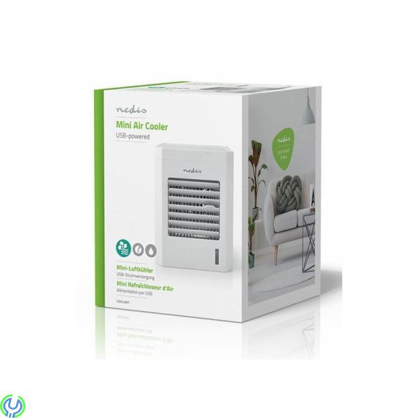 Nedis Miniluftkylare USB-driven, Nedis Miniluftkylare, USB-driven, 3 hastigheter, Fläktar & Kylare, , Nedis
