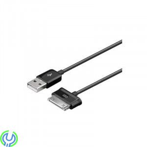 USB-synk- laddarkabel för Samsung Tab, USB-synk-/laddarkabel för Samsung Galaxy Tab, 1,2m, svart, Kablar & Laddare, , Elgruvan