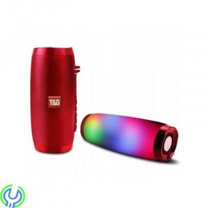 Bluetooth-högtalare, Röd, Vattentät LED-blinkande Bluetooth-högtalare TG157 Röd., Högtalare, , Elgruvan