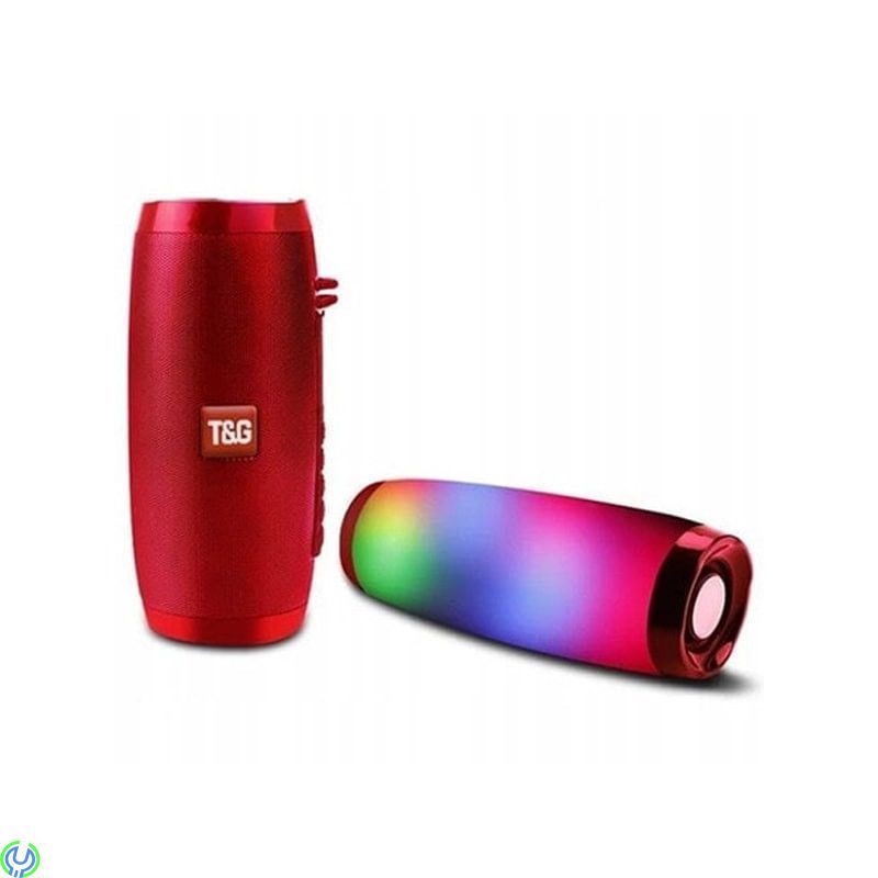 Bluetooth-högtalare, Röd, Vattentät LED-blinkande Bluetooth-högtalare TG157 Röd., Högtalare, , Elgruvan