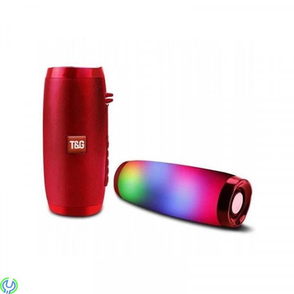Bluetooth-högtalare, Röd, Vattentät LED-blinkande Bluetooth-högtalare TG157 Röd., Högtalare, , Elgruvan