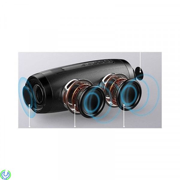 Bluetooth-högtalare, Röd, Vattentät LED-blinkande Bluetooth-högtalare TG157 Röd., Högtalare, , Elgruvan