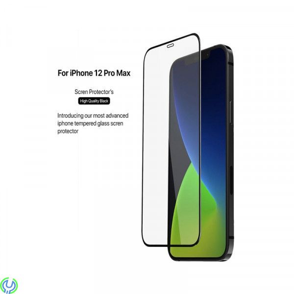 iPhone 12 Pro Max 3D Skärmskydd i härdat glas, Apple iPhone 12 Pro Max 3D Tempered Glass Screen Protector, iPhone 12 Pro Max, , 