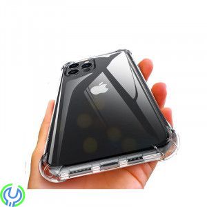 iPhone 12/12 Pro Stötsäkert fodral Transparent, Mobilskal av hög kvalitet Det stötsäkra för Apple iPhone 12/12 Pro, iPhone 12 mo