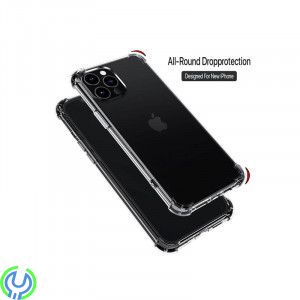 iPhone 12/12 Pro Stötsäkert fodral Transparent, Mobilskal av hög kvalitet Det stötsäkra för Apple iPhone 12/12 Pro, iPhone 12 mo