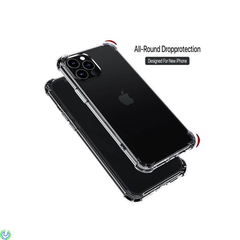 iPhone 12/12 Pro Stötsäkert fodral Transparent, Mobilskal av hög kvalitet Det stötsäkra för Apple iPhone 12/12 Pro, iPhone 12 mo