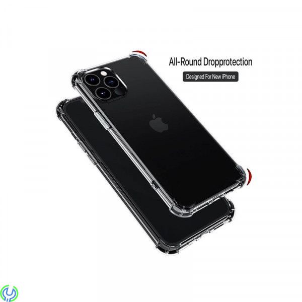 iPhone 12/12 Pro Stötsäkert fodral Transparent, Mobilskal av hög kvalitet Det stötsäkra för Apple iPhone 12/12 Pro, iPhone 12 mo