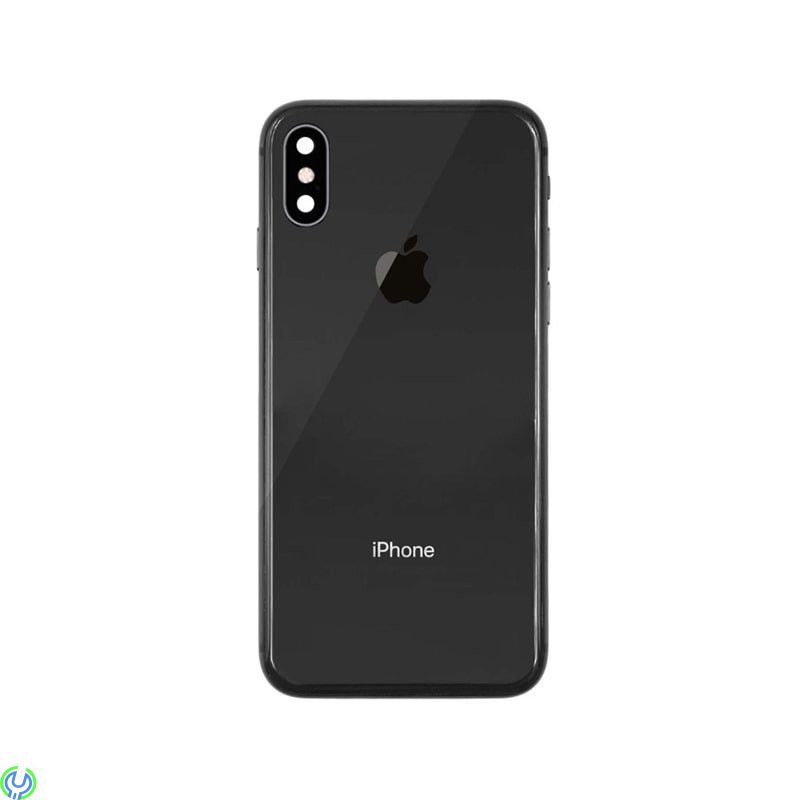 iPhone X Baksida Komplett Original, Svart, iPhone X Baksida Komplett Original, Svart, iPhone X, , 
