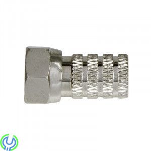 F-hane FTO-70T, twist-on för RG6T kabel, 5 pack, 4331210 F-hane FTO-70T, twist-on för RG6T kabel 1,0/4,6, F-Kontakter, , Macab