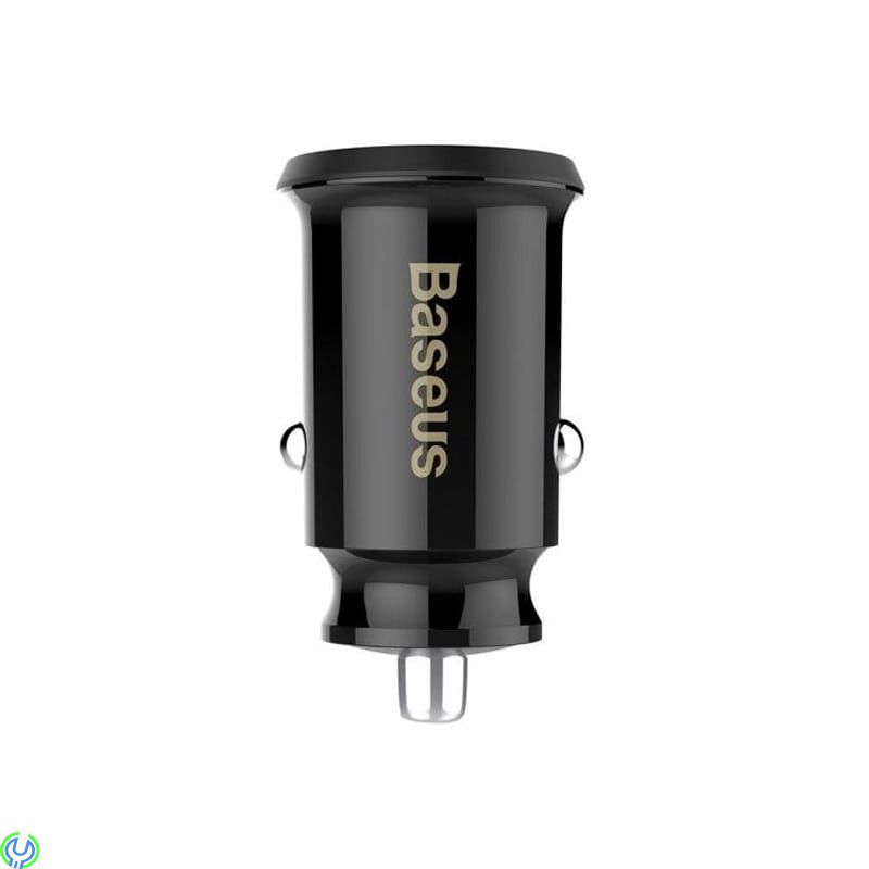 BASEUS Digital Display 2-Port billaddare, 4,8A- svart, Dubbel USB med Snabbladdning 4,8A, 24W, Kablar & Laddare, , Baseus