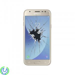 Samsung  J3 (SM-J330FD) Original SKÄRMBYTE, Guld, Lyckats att krossa glaset på din Galaxy J3 2017?, J3 (SM-J310/20/30), , Samsun
