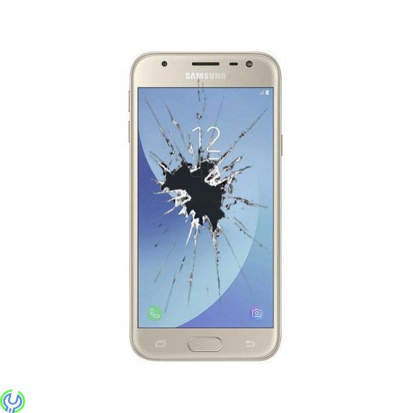 Samsung  J3 (SM-J330FD) Original SKÄRMBYTE, Guld, Lyckats att krossa glaset på din Galaxy J3 2017?, J3 (SM-J310/20/30), , Samsun