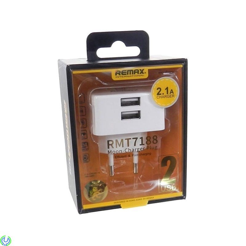 Nätladdare 2xUSB 2.1A, Remax, 2 port USB Remax RMT7188 2,1A, Adapter, , 