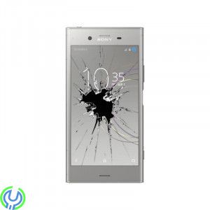 Xperia XZ1 Compact Skärmbyte, Original, Silver, Vi byter ut din trasiga skärm på din Sony Xperia XZ1 Compact så den blir som hel
