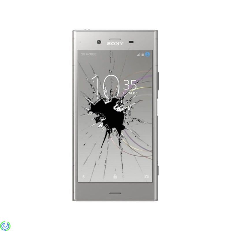 Xperia XZ1 Compact Skärmbyte, Original, Silver, Vi byter ut din trasiga skärm på din Sony Xperia XZ1 Compact så den blir som hel