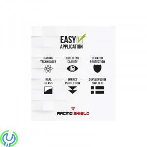 Racing Shield NANOGLASS HUAWEI P20 PRO, Racing Shield NANOGLASS HUAWEI P20 PRO - FULL SCREEN, Huawei Skärmskydd, , Racing Shield