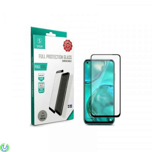 Huawei P40 Lite Heltäckande Skärmskydd, SiGN Heltäckande Skärmskydd i Härdat Glas för Huawei P40 Lite, Huawei Skärmskydd, , SIGN