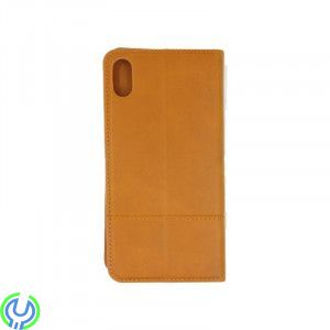 IPHONE XS MAX ÄKTA LÄDERVÄSKA BRUN, IPHONE XS MAX ÄKTA LÄDERVÄSKA BRUN, iPhone X modeller, , Elgruvan