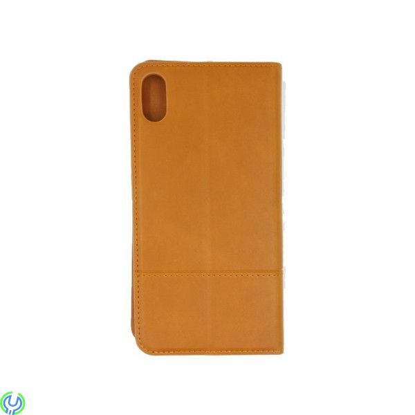 IPHONE XS MAX ÄKTA LÄDERVÄSKA BRUN, IPHONE XS MAX ÄKTA LÄDERVÄSKA BRUN, iPhone X modeller, , Elgruvan
