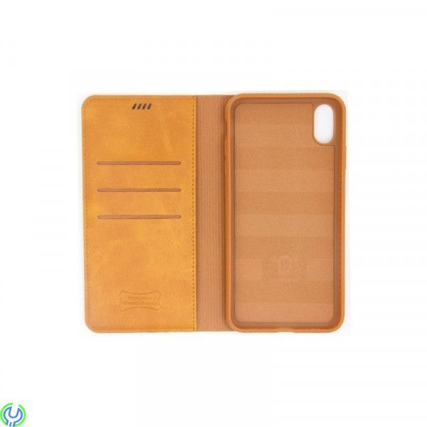 IPHONE XS MAX ÄKTA LÄDERVÄSKA BRUN, IPHONE XS MAX ÄKTA LÄDERVÄSKA BRUN, iPhone X modeller, , Elgruvan