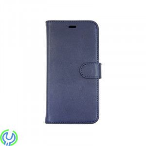 iPhone XS MAX 2 i 1 Magnet Mobilfodral äkta Läder, Blå, 2 i 1 Magnet Mobilfodral äkta Läder för iPhone XS MAX, Blå, IPHONE XS MA