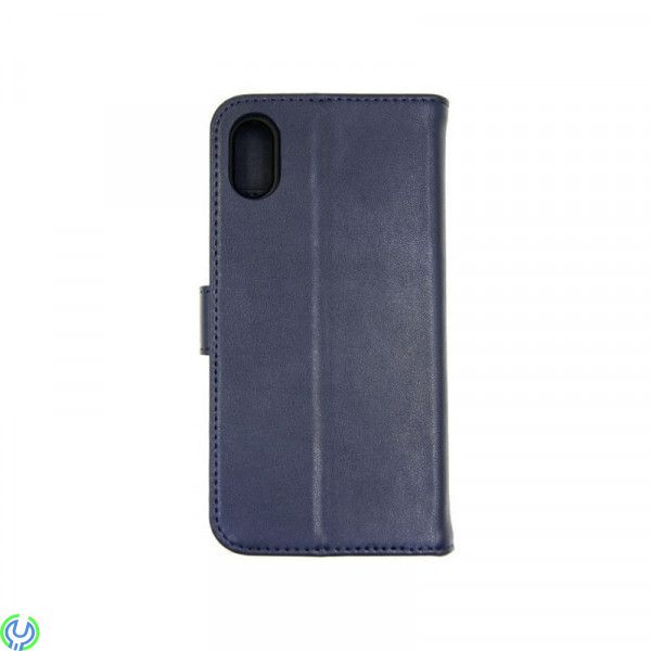 iPhone XS MAX 2 i 1 Magnet Mobilfodral äkta Läder, Blå, 2 i 1 Magnet Mobilfodral äkta Läder för iPhone XS MAX, Blå, IPHONE XS MA