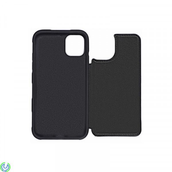 iPhone 11 Pro Max PU-läderfodral bak Flip, svart, G-SP PU Leather Back Flip Kickstand Card Case Black For iPhone 11 Pro Max, iPh