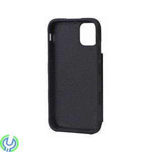 iPhone 11 Pro Max PU-läderfodral bak Flip, svart, G-SP PU Leather Back Flip Kickstand Card Case Black For iPhone 11 Pro Max, iPh