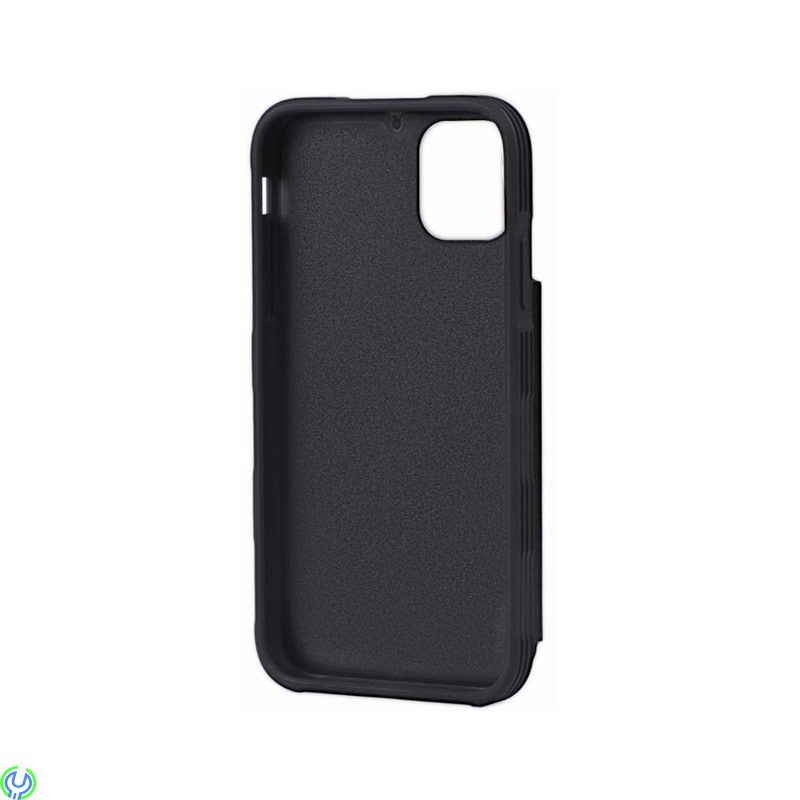 iPhone 11 Pro Max PU-läderfodral bak Flip, svart, G-SP PU Leather Back Flip Kickstand Card Case Black For iPhone 11 Pro Max, iPh