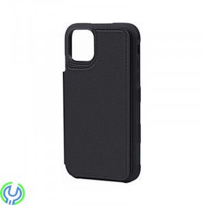 iPhone 11 Pro Max PU-läderfodral bak Flip, svart, G-SP PU Leather Back Flip Kickstand Card Case Black For iPhone 11 Pro Max, iPh