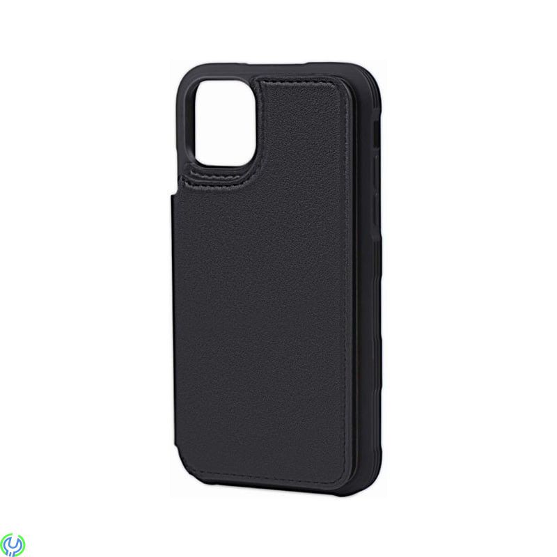iPhone 11 Pro Max PU-läderfodral bak Flip, svart, G-SP PU Leather Back Flip Kickstand Card Case Black For iPhone 11 Pro Max, iPh