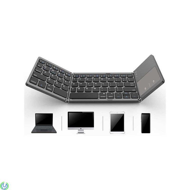 Mini vik tangentbord- Bluetooth - för Windows/Android och iOS, Trådlöst Bluetooth-tangentbord mini för Windows/Android/iOS, Mac 