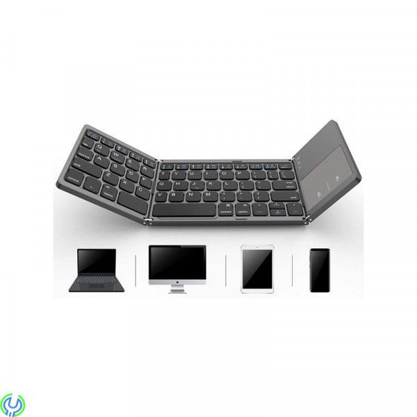 Mini vik tangentbord- Bluetooth - för Windows/Android och iOS, Trådlöst Bluetooth-tangentbord mini för Windows/Android/iOS, Mac 