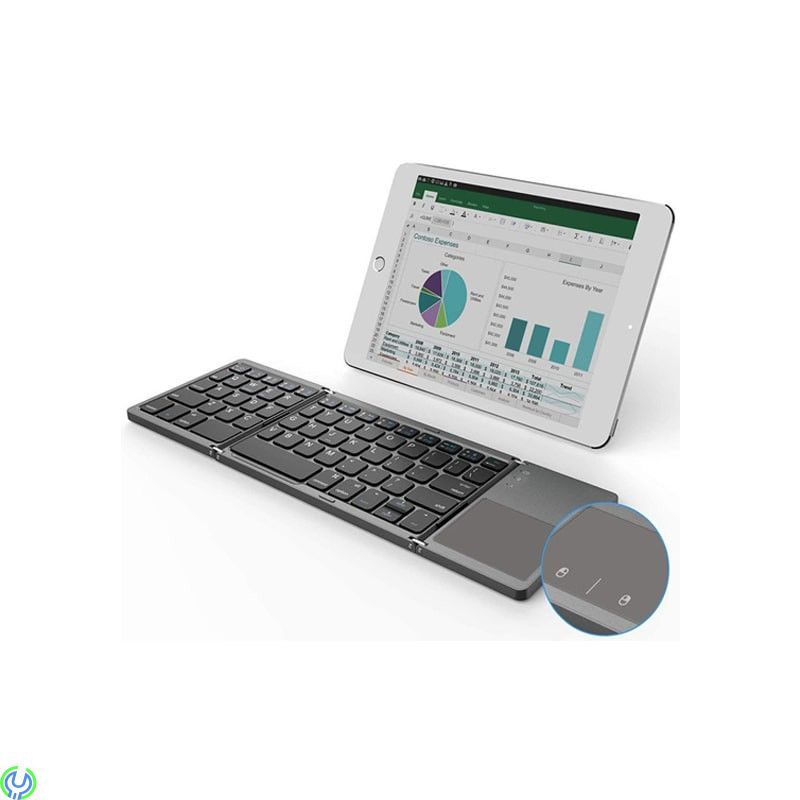 Mini vik tangentbord- Bluetooth - för Windows/Android och iOS, Trådlöst Bluetooth-tangentbord mini för Windows/Android/iOS, Mac 