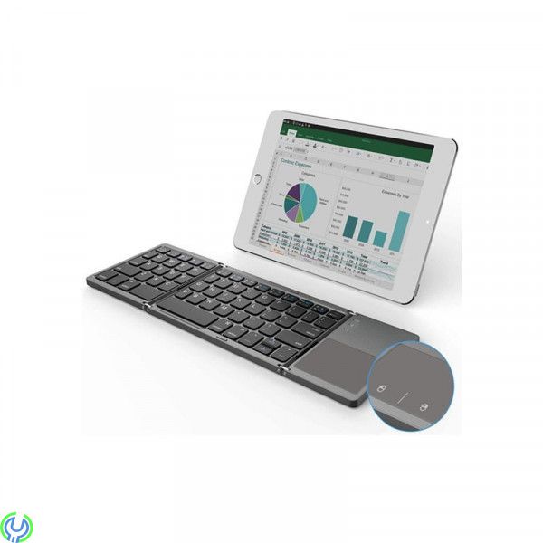Mini vik tangentbord- Bluetooth - för Windows/Android och iOS, Trådlöst Bluetooth-tangentbord mini för Windows/Android/iOS, Mac 