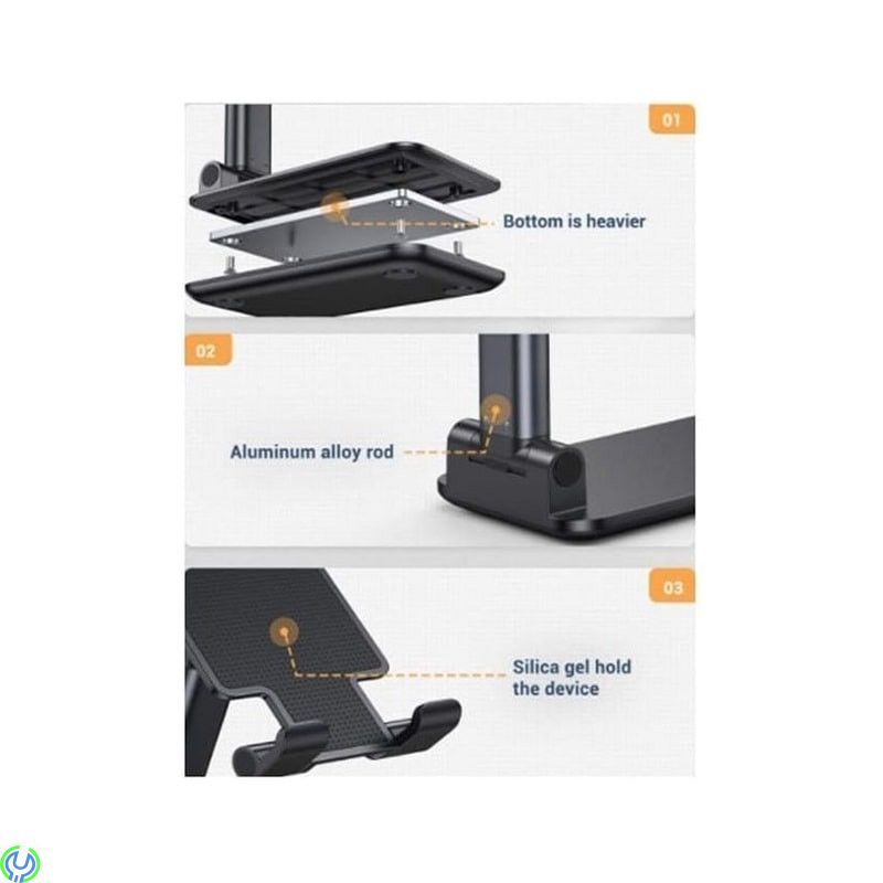Justerbart mobil/surfplatta stativ, Justerbart mobiltelefonhållare, surfplattestativ, Övriga mobiltillbehör, , Elgruvan