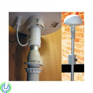 TERTEC Stavantenn för husvagnar, höj - sänk bar, Stavantenn Combi med låssystem inklusive antenn stolpe., Husbil & Båt, , TERTEC