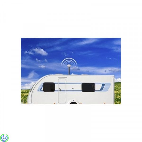 TERTEC Stavantenn för husvagnar, höj - sänk bar, Stavantenn Combi med låssystem inklusive antenn stolpe., Husbil & Båt, , TERTEC