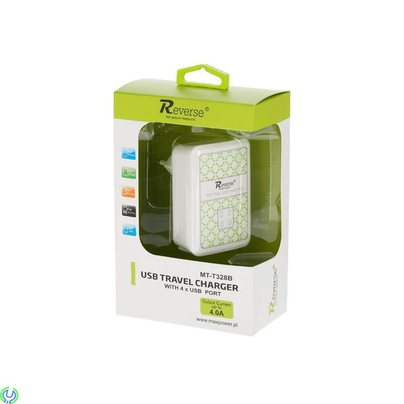 4 port USB Adapter REVERSE 2,1A, 4 port USB Adapter REVERSE 2,1A, Adapter, , REVERSE