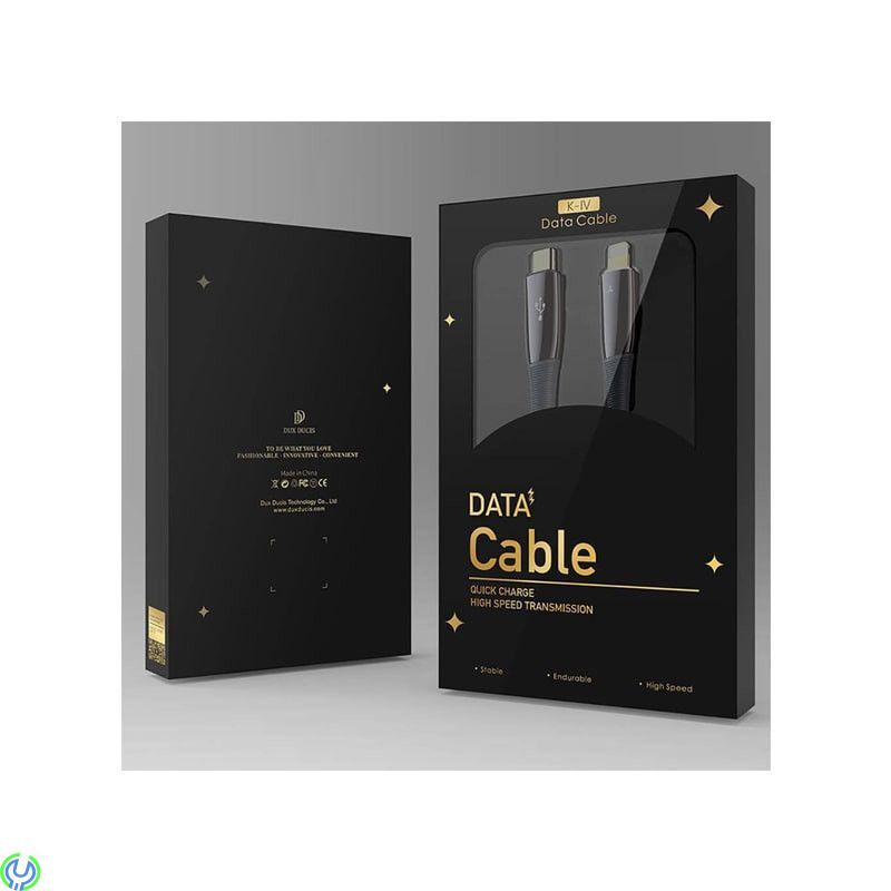 iPhone Lightning Kabel till Type C 18W (2m), Kabel USB Type C till iPhone Lightning 18W (2m) svart, Lightning, , DUX DUCIS