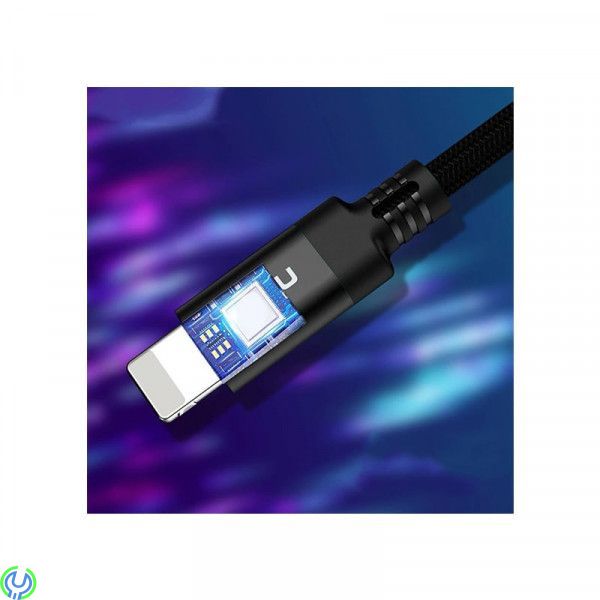 Lightning Kabel 2.8A 2m KAKU Kufeng, Lightning Kabel 2.8A 2m snabbladdning KAKU Kufeng (KSC-284) svart, Lightning, , KAKU