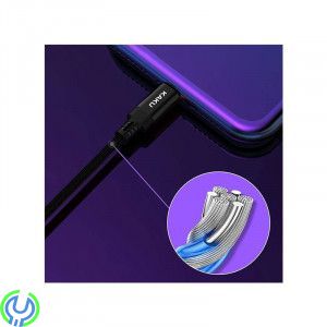 Lightning Kabel 2.8A 2m KAKU Kufeng, Lightning Kabel 2.8A 2m snabbladdning KAKU Kufeng (KSC-284) svart, Lightning, , KAKU