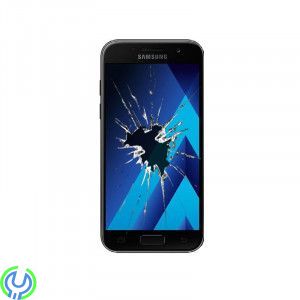 Samsung A3 (A320)Original LCD, Touchbyte, Svart, Samsung A3 (A320)Original Skärmbyte, Svart (Beställningsvara), A3 (SM-A300/20),