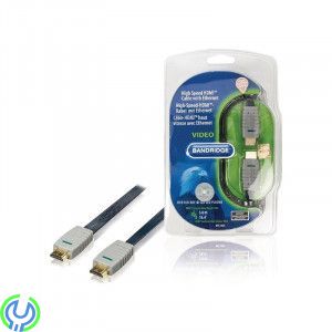 Bandridge Blue HDMI - High Speed 5m, Bandridge Blue HDMI - High Speed 5m, MellandagsRea, , Bandridge