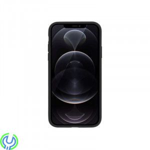 iPhone 12 Mini - RV TPU Läderfodral, RV Flip Stand TPU Leather Case Black for iPhone 12 Mini, iPhone 12 modeller, , RVELON