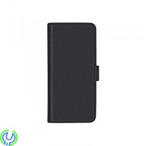 iPhone 12 Mini - RV TPU Läderfodral, RV Flip Stand TPU Leather Case Black for iPhone 12 Mini, iPhone 12 modeller, , RVELON