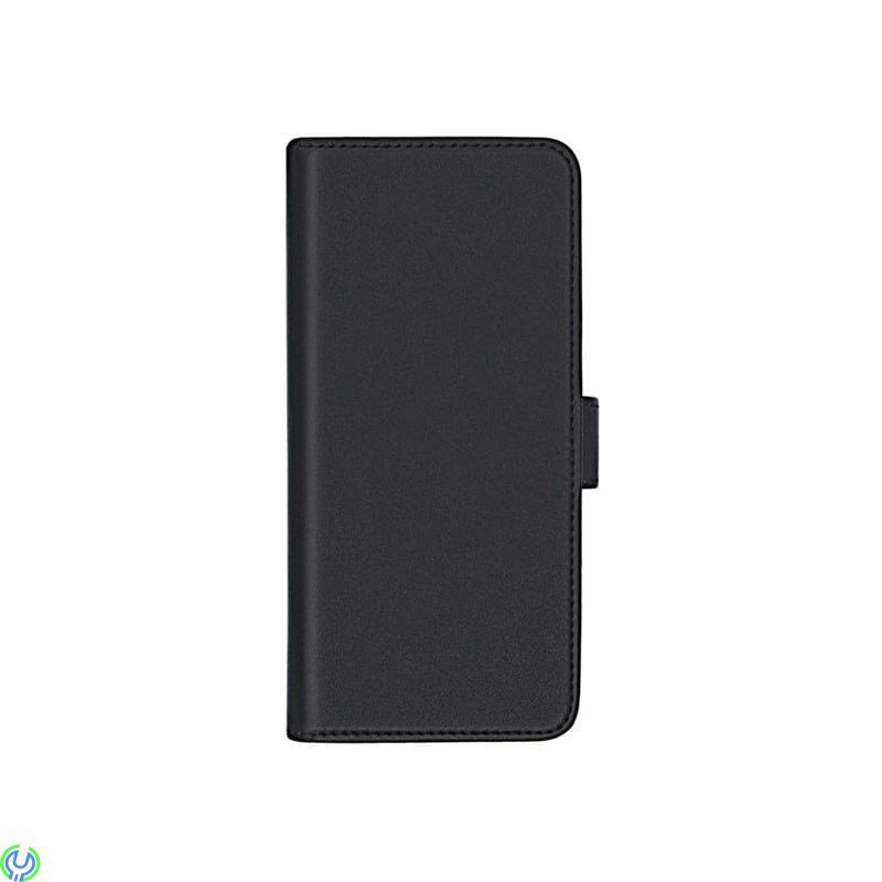 iPhone 12 Mini - RV TPU Läderfodral, RV Flip Stand TPU Leather Case Black for iPhone 12 Mini, iPhone 12 modeller, , RVELON