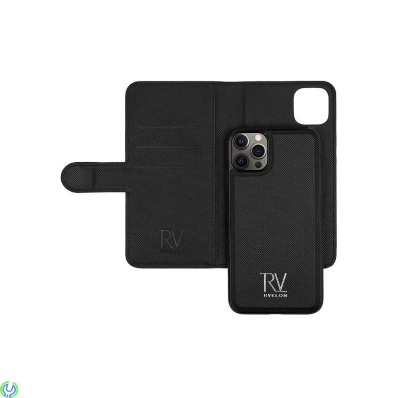 TPU Läderfodral för iPhone 12 Pro Max, RV Flip Stand TPU Leather Case Black for iPhone 12 Pro Max, iPhone 12 Pro Max, , Elgruvan